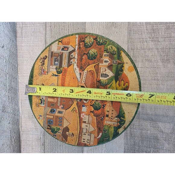 Vintage Steeltin Apple Festival  Decorative Tin Box - Picture 7 of 7